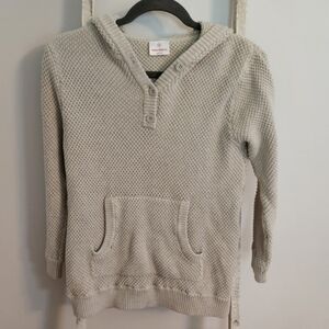 Hanna Andersson 150 12 knit hooded pocket sweater